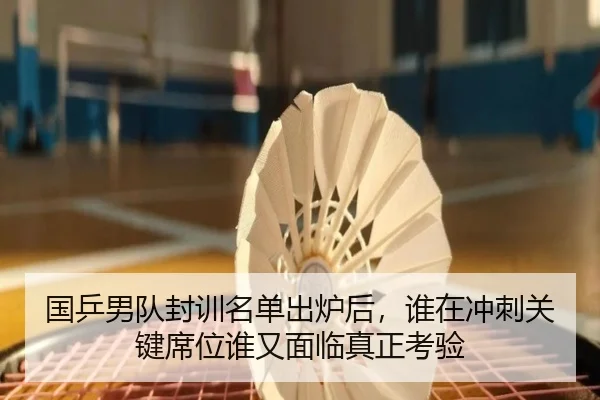 国乒男队封训名单出炉后，谁在冲刺关键席位谁又面临真正考验